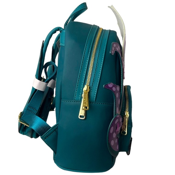 DISNEY VILLAINS SCENE URSULA CRYSTAL BALL Mini Backpack - Picture 4 of 6